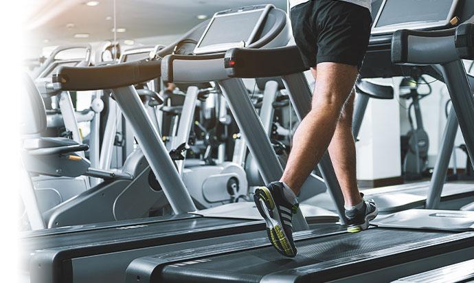 Motorized fitness equipment